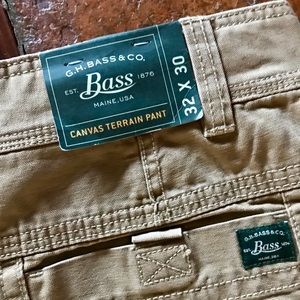 🔴NWT🔴 Bass Canvas Terrain Pants